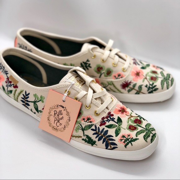 keds champion floral embroidery